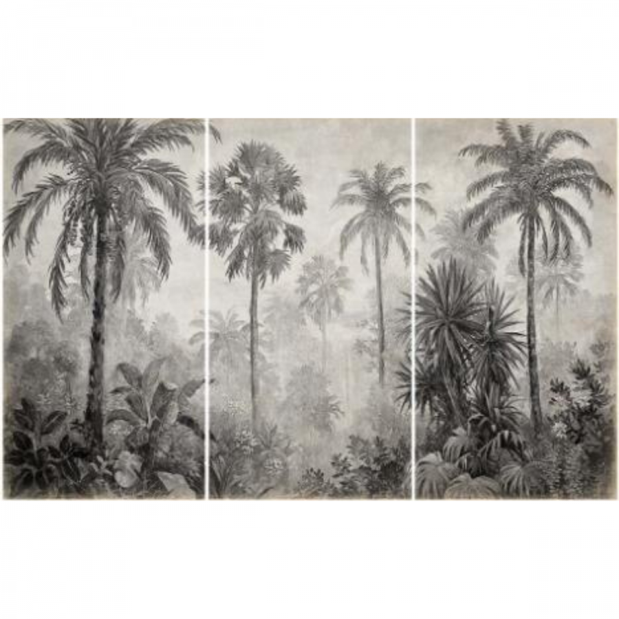 Triptyque PALMERAL Y CASCADA (3x140) x 270cm